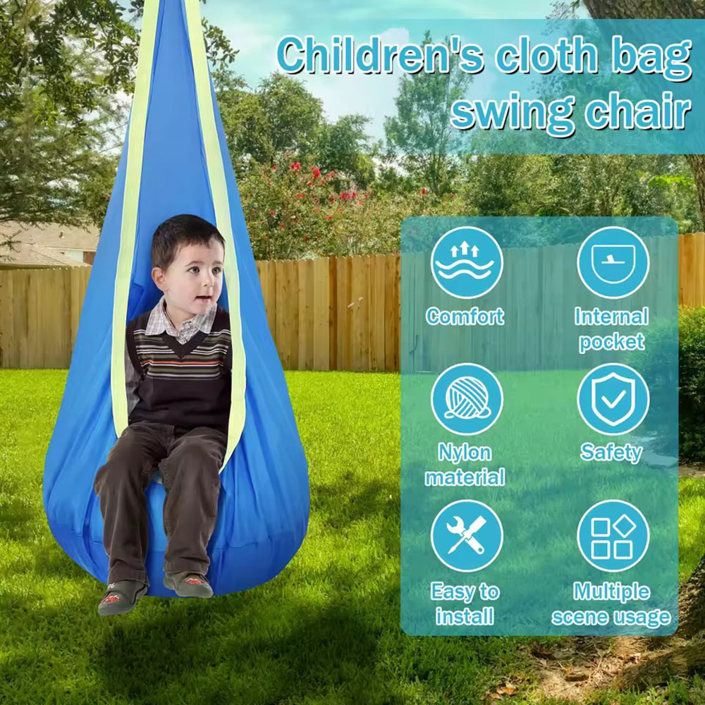 Kids Outdoor Seating - كرسي أرجوحة للأطفال من النايلون مع