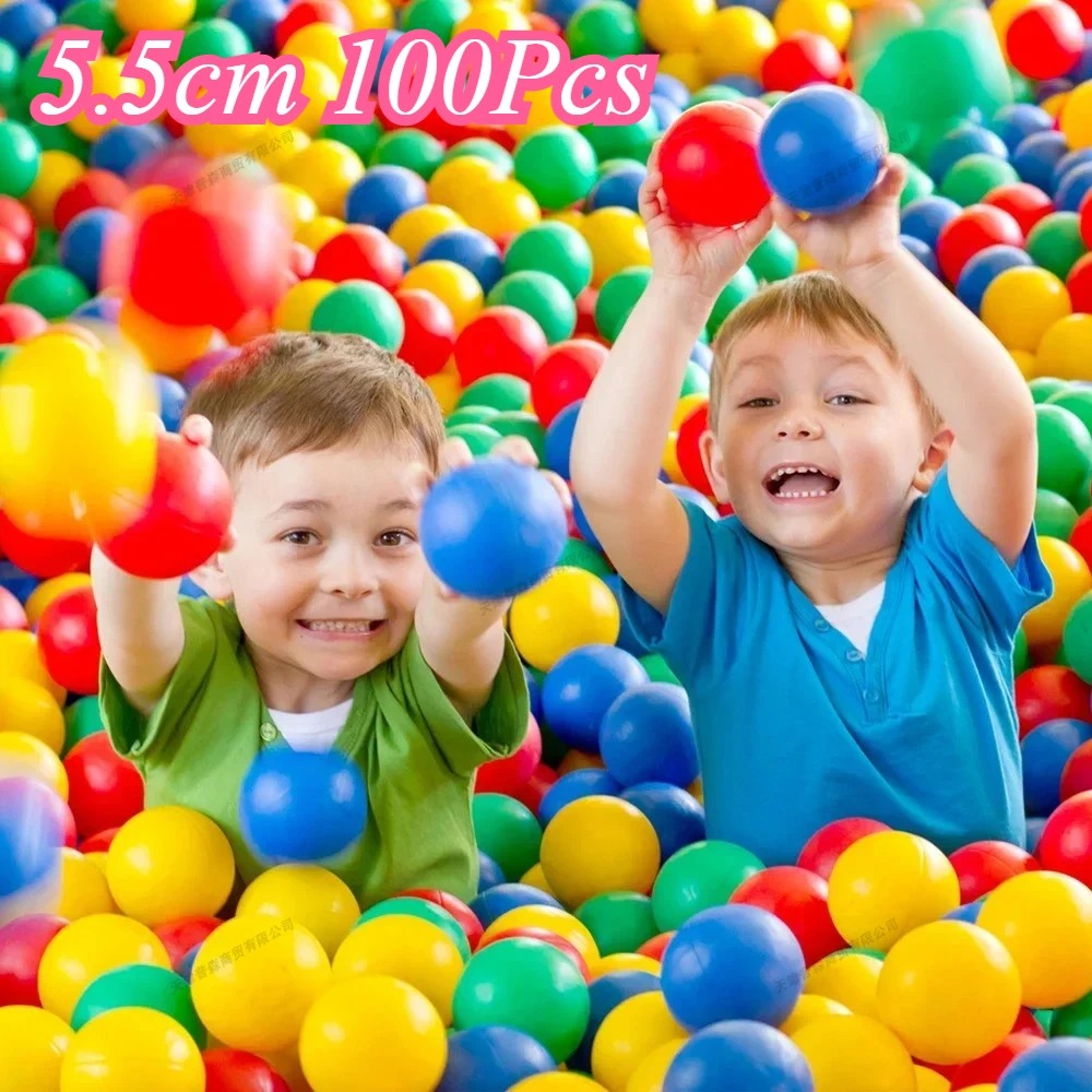 Outdoor Kid Friendly - 100 قطعة صديقة للبيئة كرات ملونة