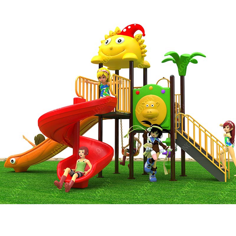 Kids Outdoor Garden - زحليقة بلاستيكية تجارية 450×270×280 سم للأطفال