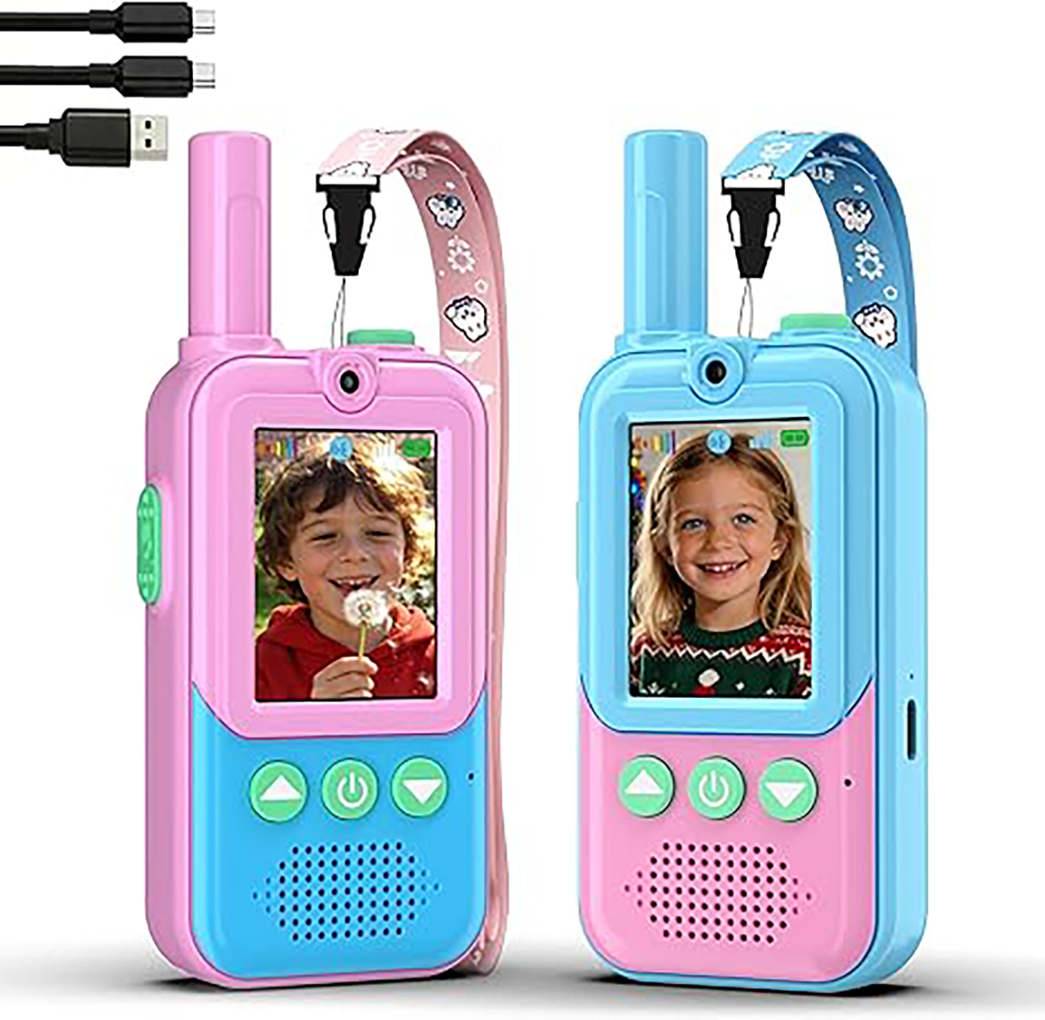 Kids Outdoor Videos - أجهزة اتصال لاسلكية للأطفال قابلة لإعادة