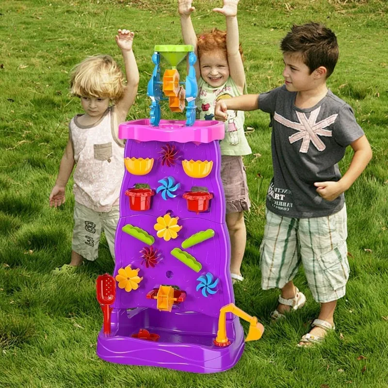 Kids Outdoor Learning Activities - طاولة مائية للأطفال مع شلال مائي