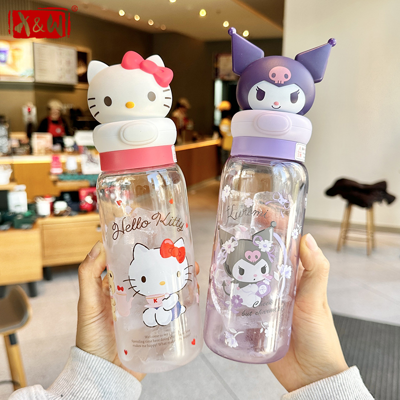 Outdoor Kid Friendly - كوب شفاف من X&W Kawaii Sanrio