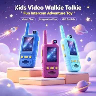 Kids Outdoor Videos - لعبة جهاز اتصال لاسلكي للأطفال، جهاز