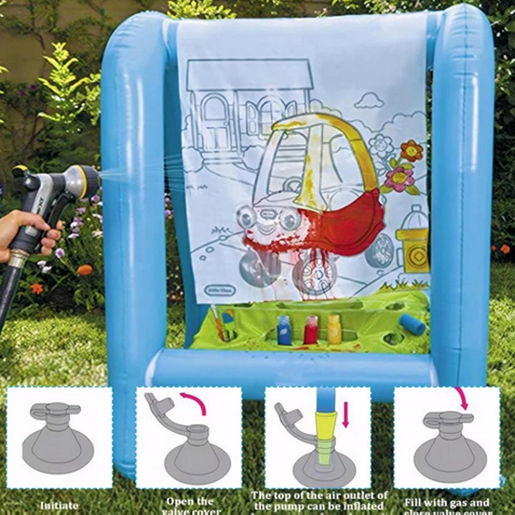 Kids Outdoor Easel - حامل رسم للأطفال للاستخدام الخارجي مع