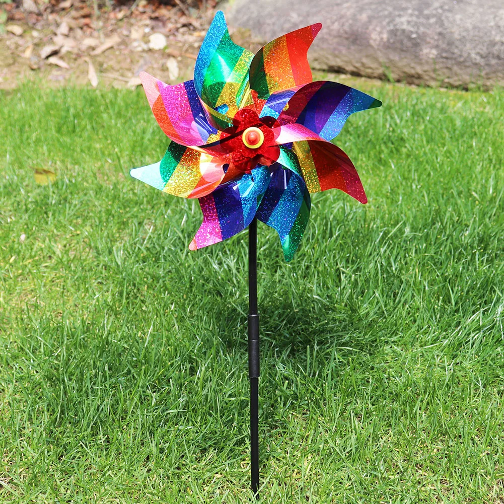 Kids Outdoor Garden Toys - طاحونة الهواء الطيور طارد الديكور الطيور