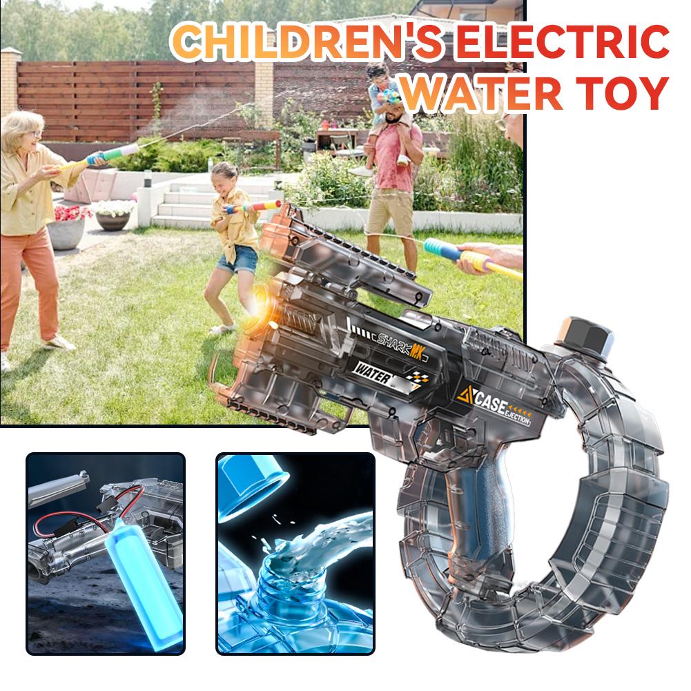 Kids Outdoor Lights - مسدس ماء كهربائي أوتوماتيكي للأطفال مع