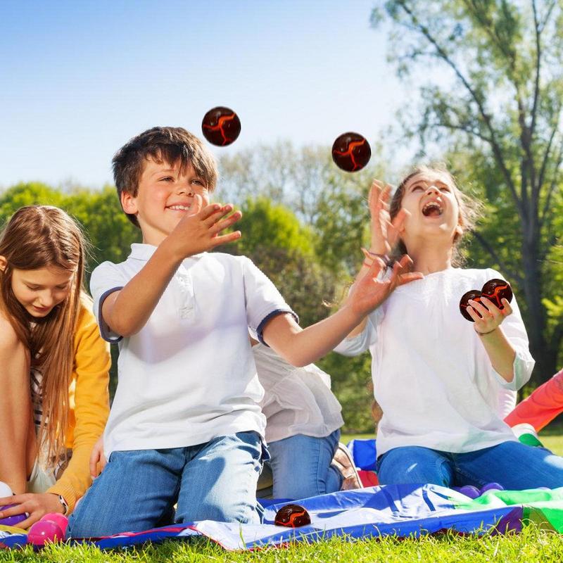 Kids Outdoor Learning Activities - كرات نطاطة للأطفال لعبة الصهارة البركانية