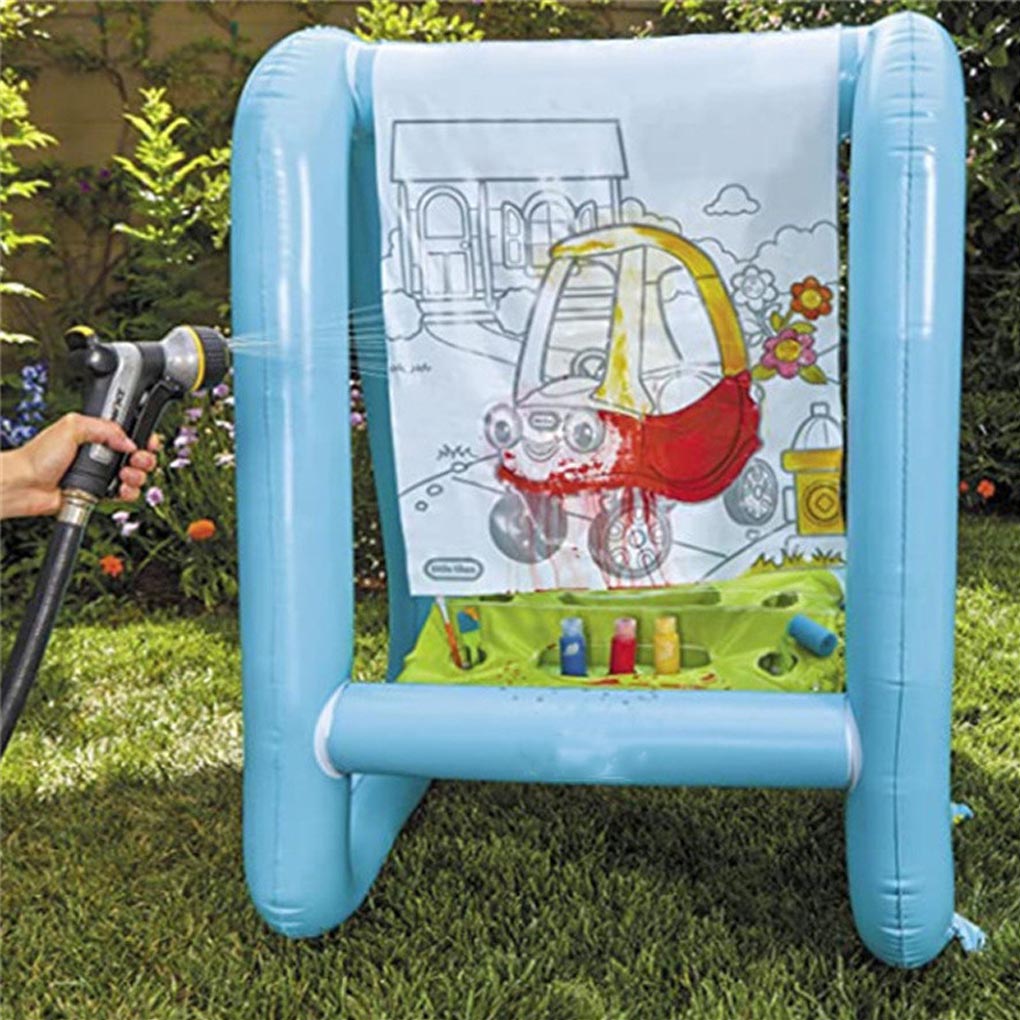 حامل رسم محمول من البولي فينيل - مراجعة Kids Outdoor Easel وسعره