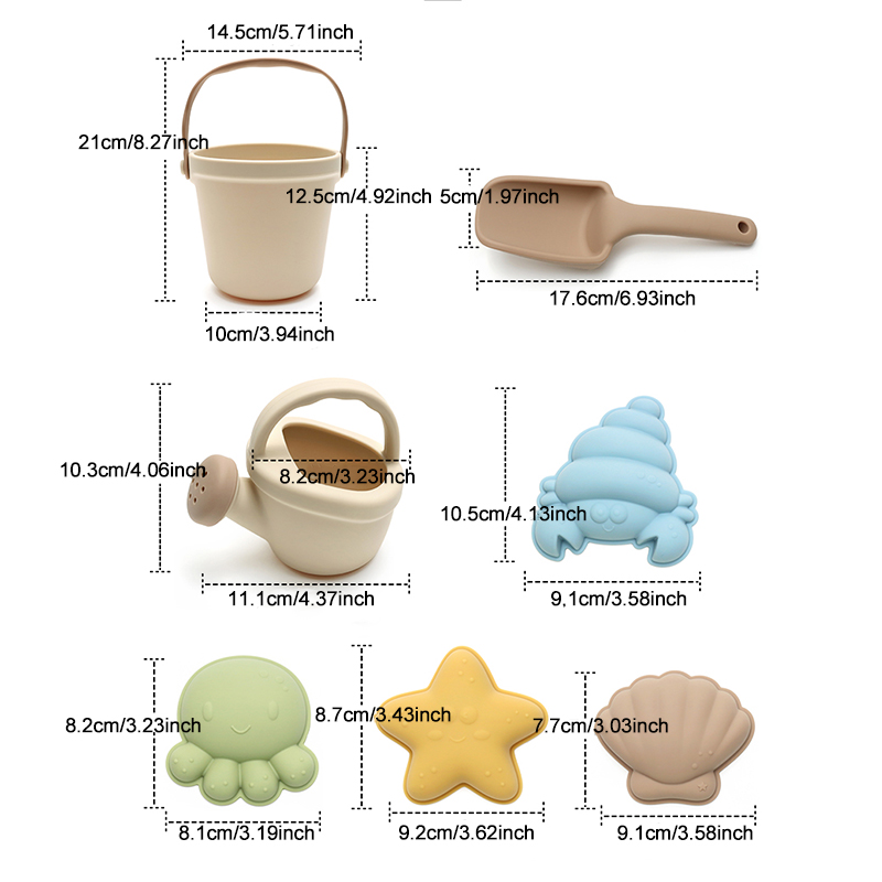 مجموعة ألعاب شاطئية من السيليك - مراجعة Kids Outdoor Tools وسعره