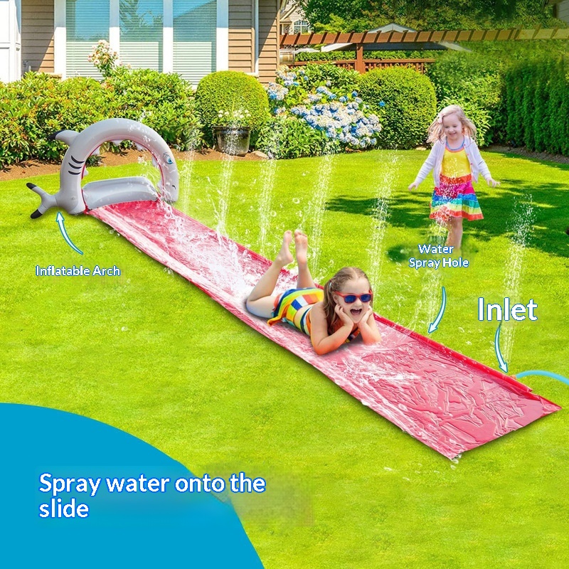 زحليقة مائية قابلة للنفخ على ش - مراجعة Kids Outdoor Garden Toys وسعره