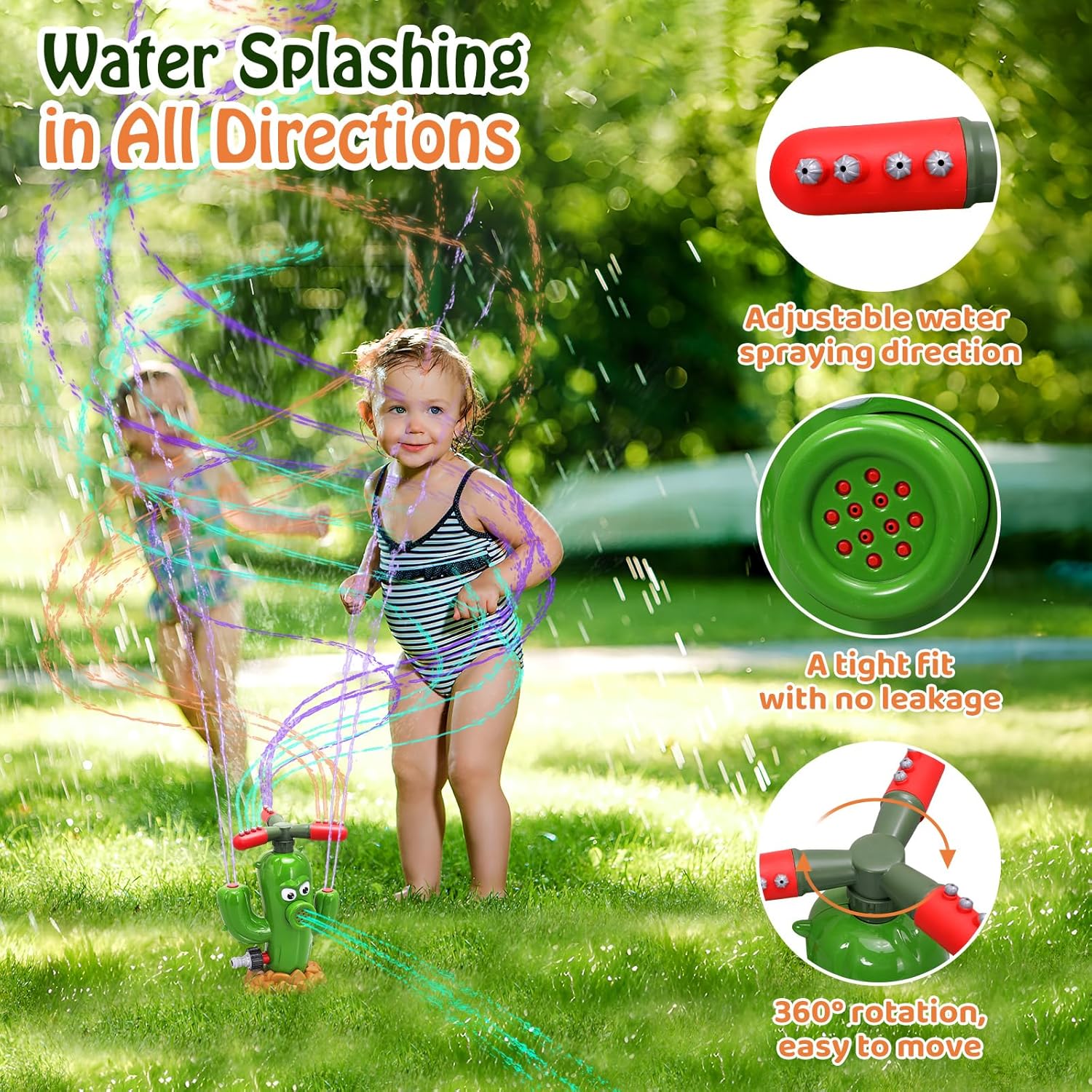 لعبة رش الماء على شكل صبار، مر - مراجعة Kids Outdoor Garden Toys وسعره