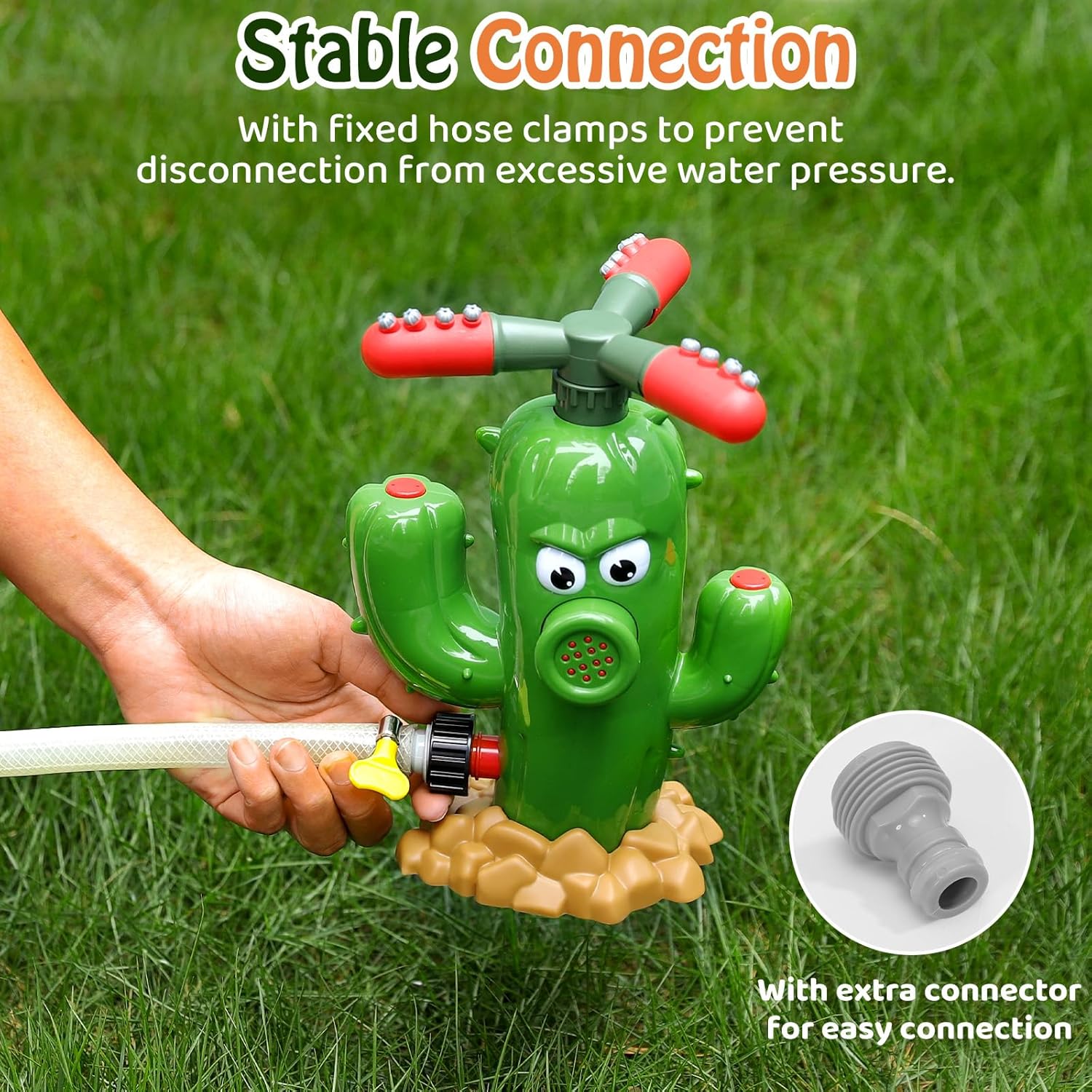 لعبة رش الماء على شكل صبار، مر - مراجعة Kids Outdoor Garden Toys وسعره