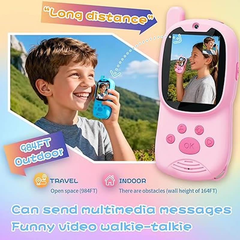 أجهزة اتصال لاسلكية للأطفال قا - مراجعة Kids Outdoor Videos وسعره