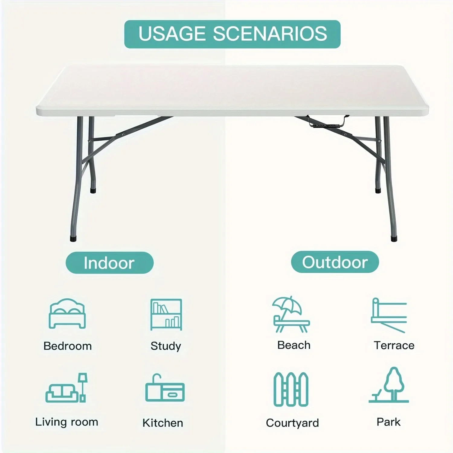 طاولة بلاستيكية قابلة للطي بطو - مراجعة Kids Outdoor Dining Table وسعره