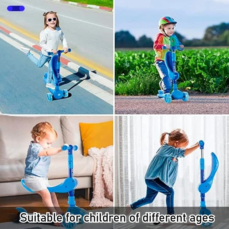 2 في 1 سكوتر ركلة للأطفال مع ع - مراجعة Kids Outdoor Lights وسعره