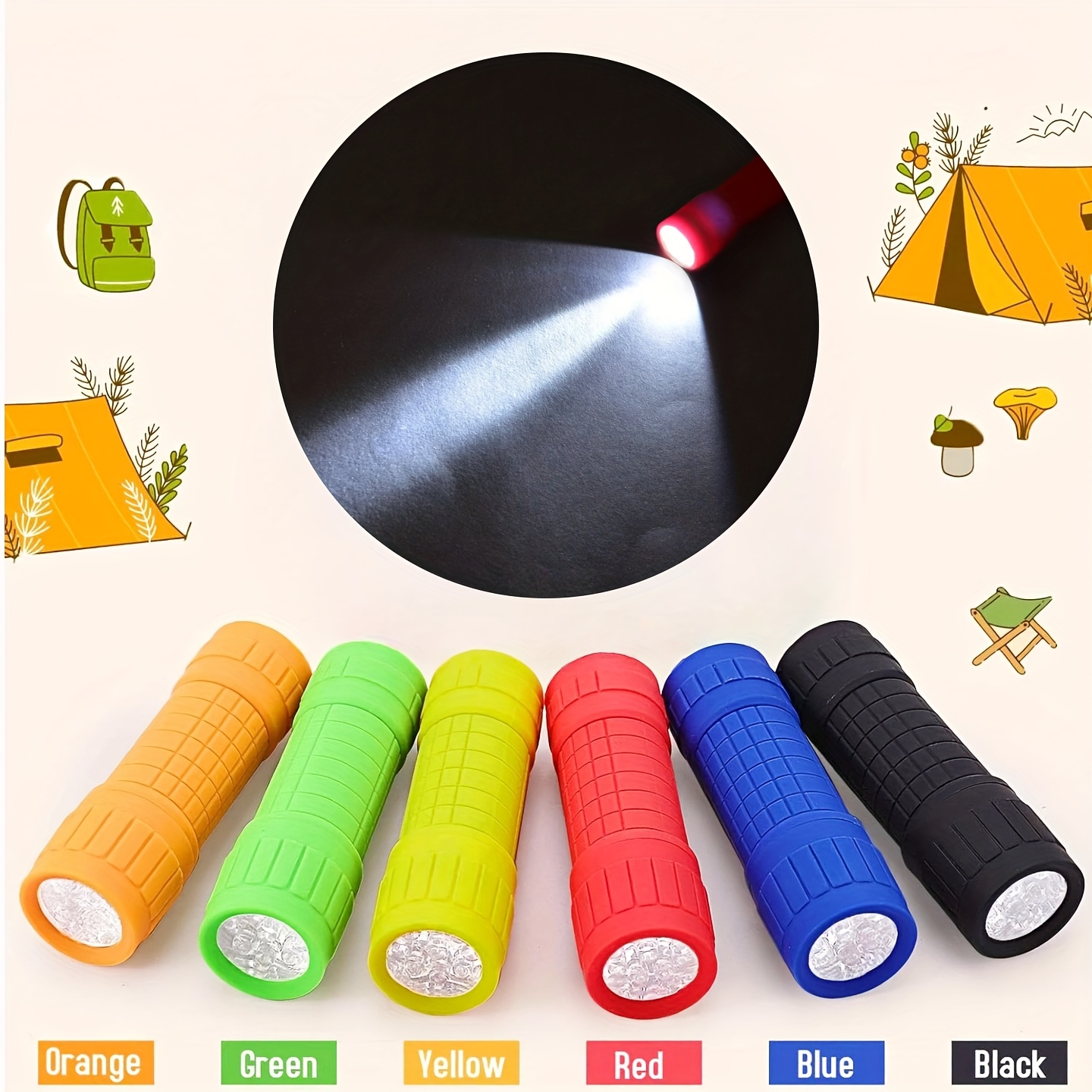 مصباح يدوي محمول صغير بتسع مصا - مراجعة Kids Outdoor Lights وسعره