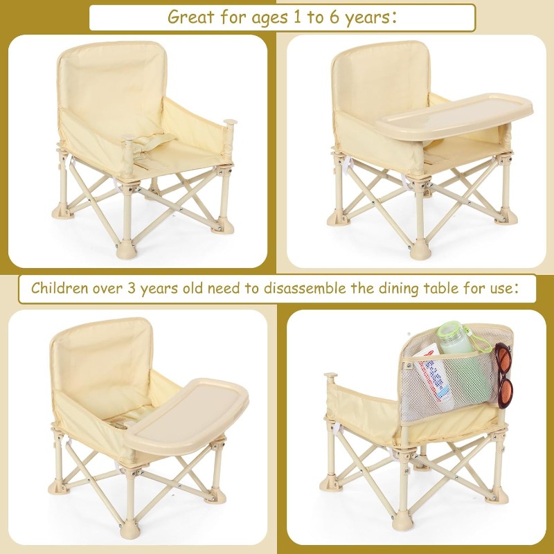 كرسي شاطئ للأطفال مع مظلة ومسن - مراجعة Kids Outdoor Dining Table وسعره