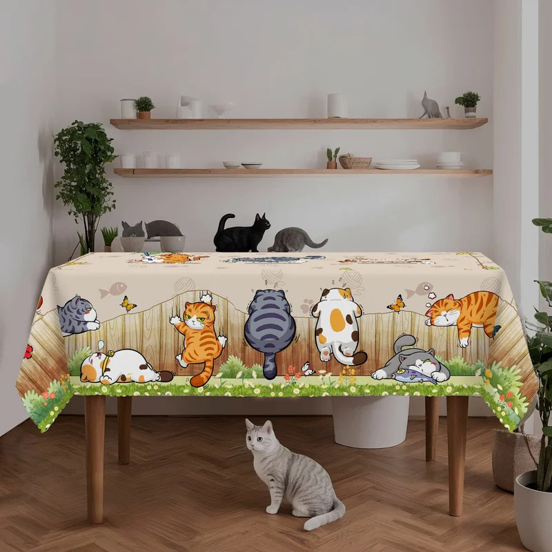 مفرش طاولة VIKAMA بيج بتصميم ق - مراجعة Kids Outdoor Dining Table وسعره