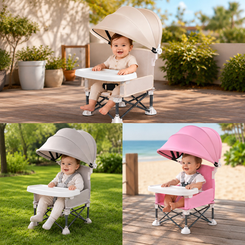 كرسي تناول الطعام للأطفال قابل - مراجعة Kids Outdoor Seating وسعره