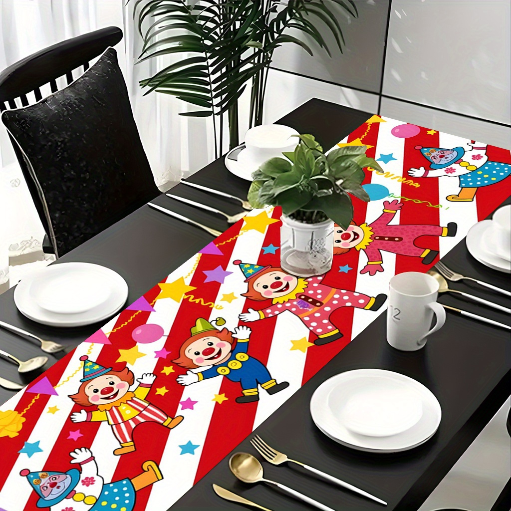 مفرش طاولة لحفلات مهرج السيرك  - مراجعة Kids Outdoor Dining Table وسعره