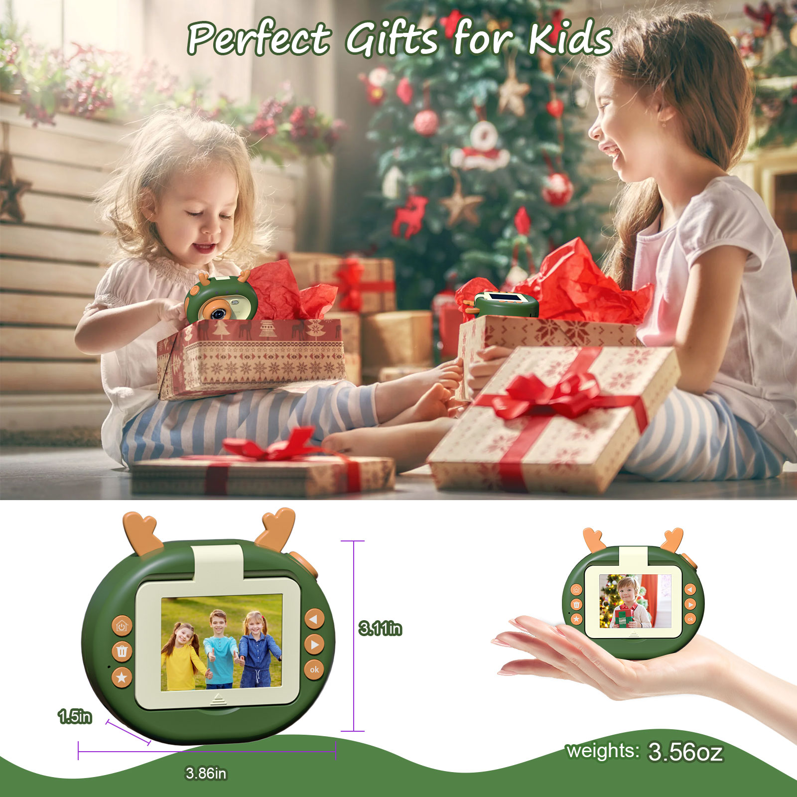 كاميرا رقمية للأطفال، لعبة للأ - مراجعة Kids Outdoor Videos وسعره