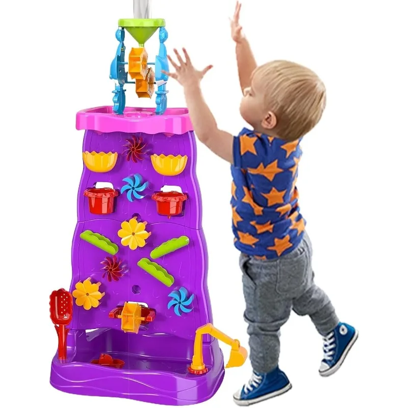 طاولة مائية للأطفال مع شلال ما - مراجعة Kids Outdoor Learning Activities وسعره