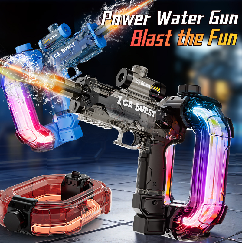 مسدس ماء كهربائي ICE BURST مع  - مراجعة Kids Outdoor Lights وسعره