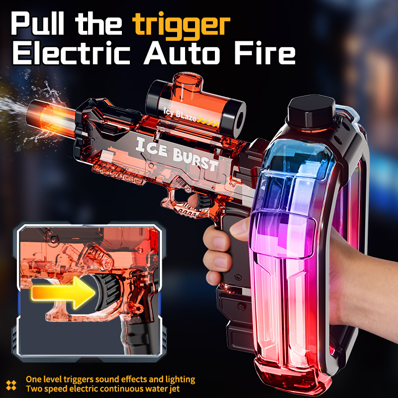 مسدس ماء كهربائي ICE BURST مع  - مراجعة Kids Outdoor Lights وسعره