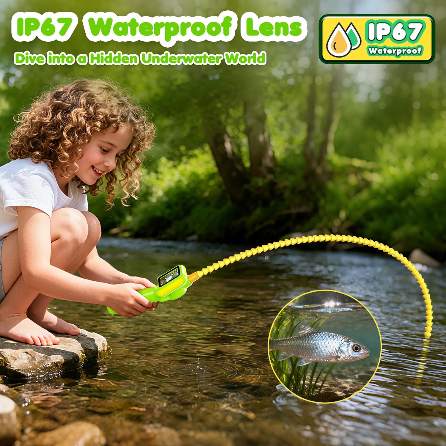 منظار داخلي للأطفال، كاميرا فح - مراجعة Kids Outdoor Lights وسعره