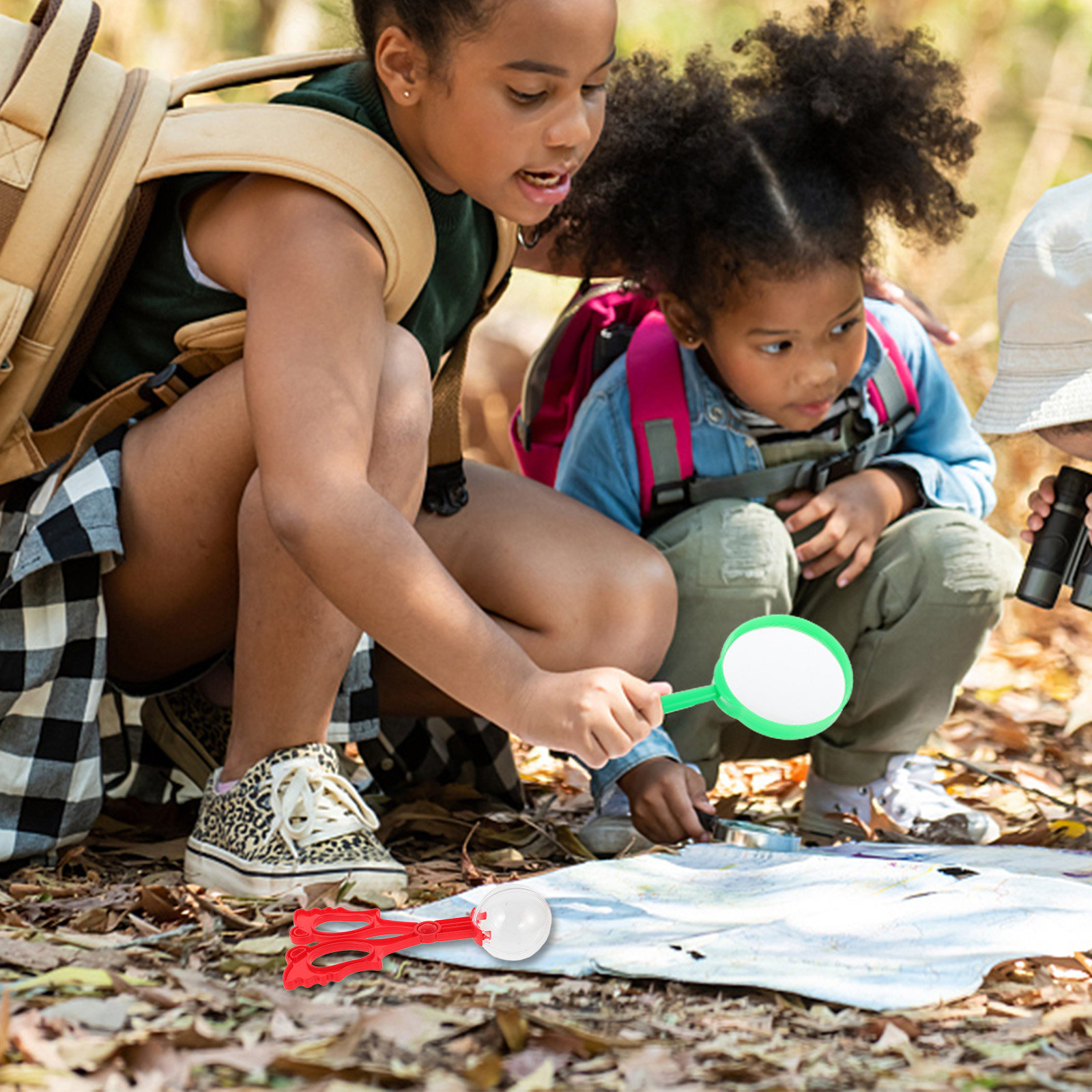 ملقط لالتقاط الحشرات والزواحف  - مراجعة Kids Outdoor Tools وسعره
