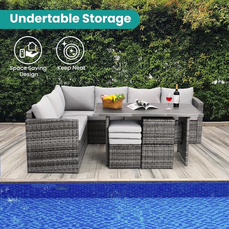 مجموعة أثاث الفناء الخارجي من  - مراجعة Kids Outdoor Dining Table وسعره