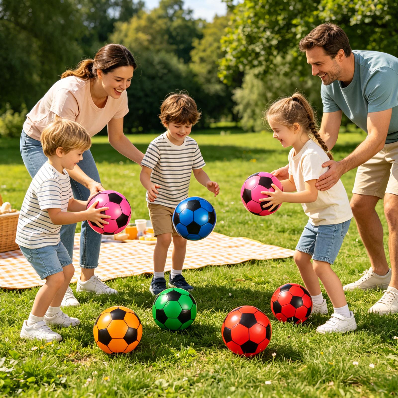 كرة قدم قابلة للنفخ مكونة من 6 - مراجعة Kids Outdoor Garden Toys وسعره