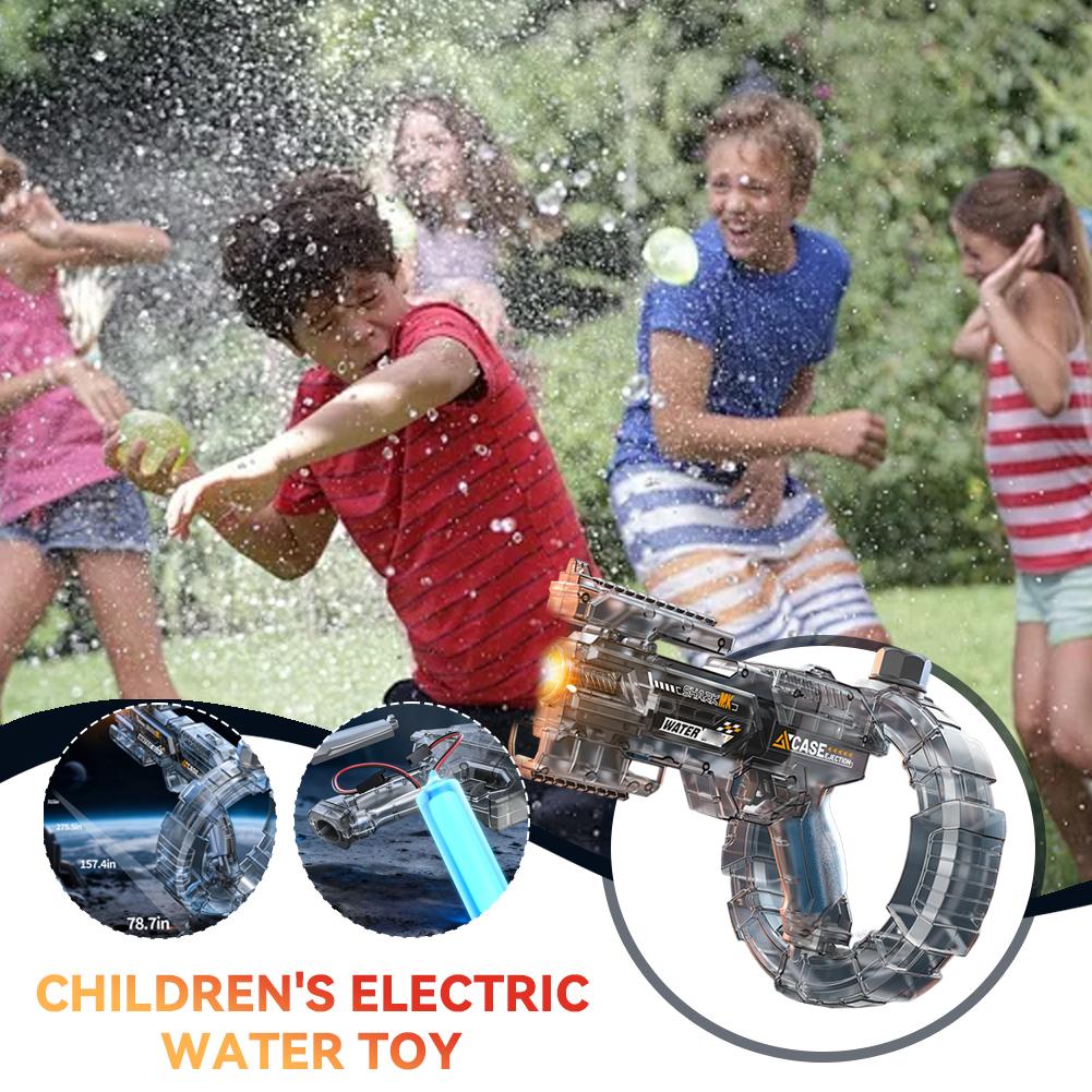 مسدس ماء كهربائي أوتوماتيكي لل - مراجعة Kids Outdoor Lights وسعره