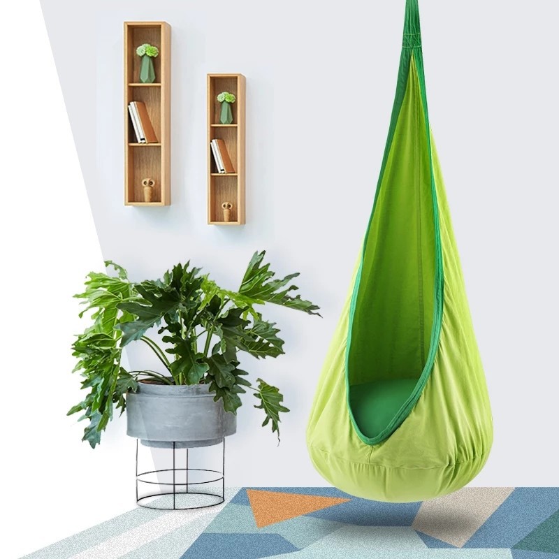 مقعد أرجوحة من قماش القطن للأط - مراجعة Kids Outdoor Seating وسعره