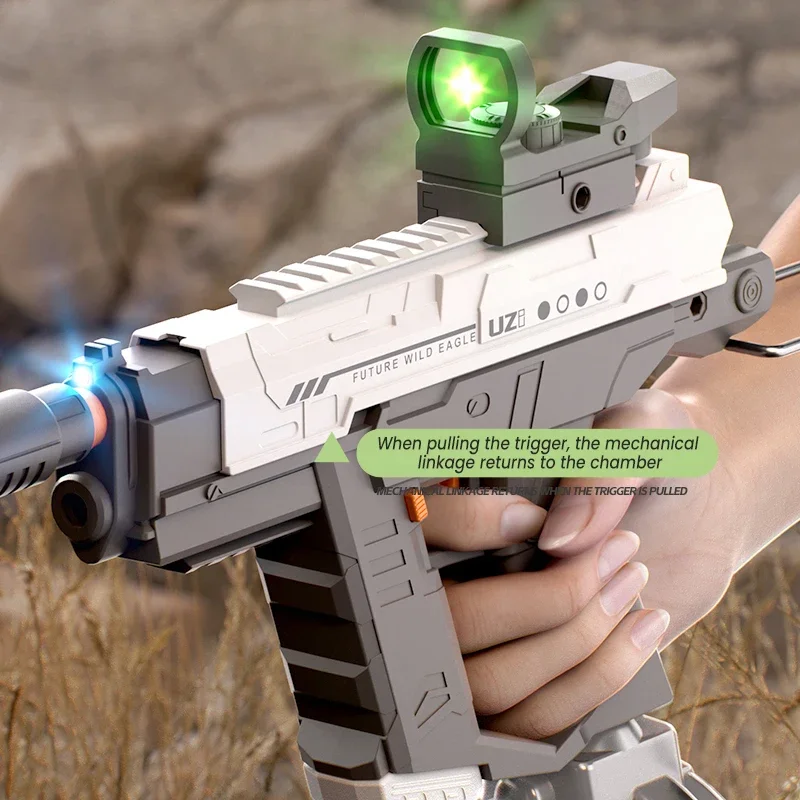 مسدس ماء كهربائي UZI ثلاثي الو - مراجعة Kids Outdoor Lights وسعره
